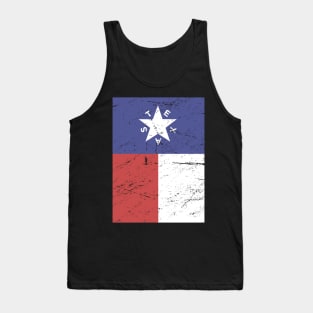 Retro Style Texas Flag Tank Top